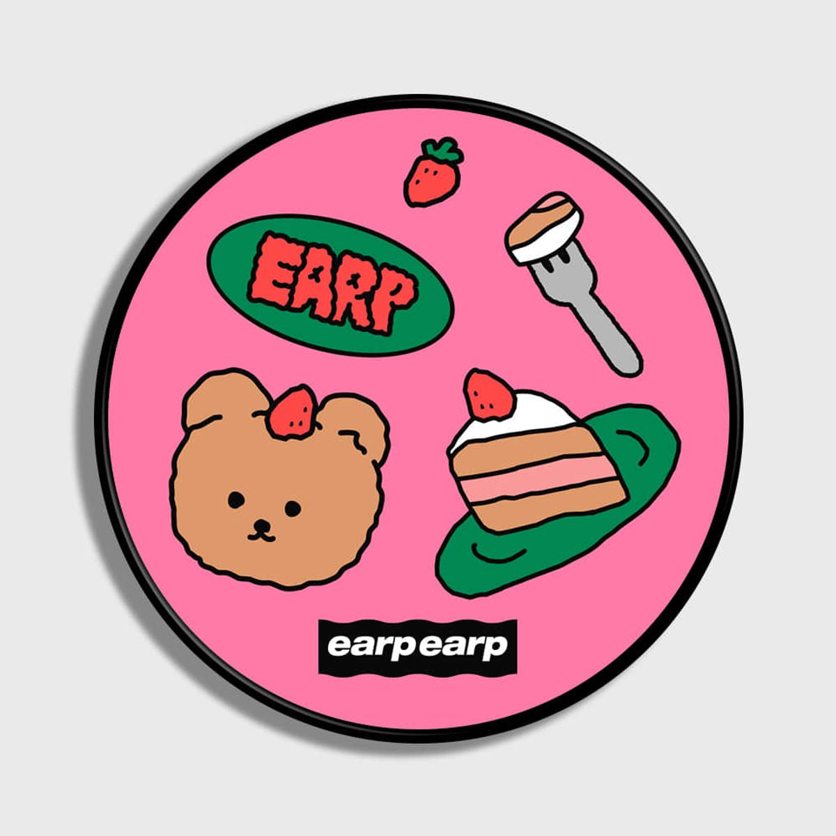 어프어프(EARPEARP) STRAWBERRY CAKE COVY-PINK(스마트톡)