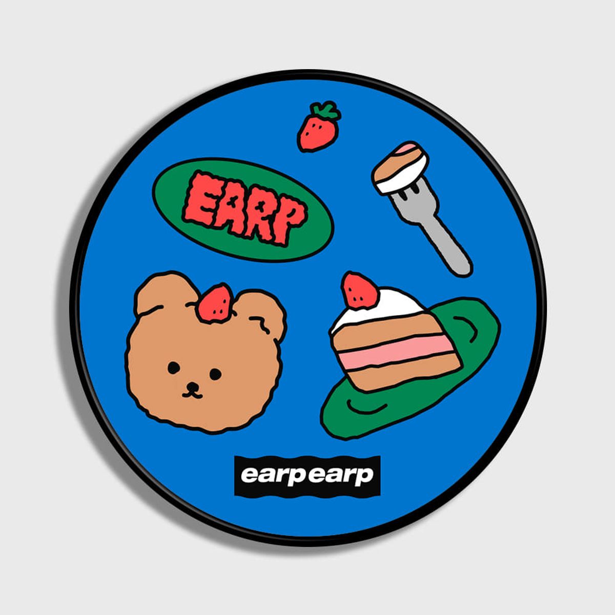 어프어프(EARPEARP) STRAWBERRY CAKE COVY-BLUE(스마트톡)