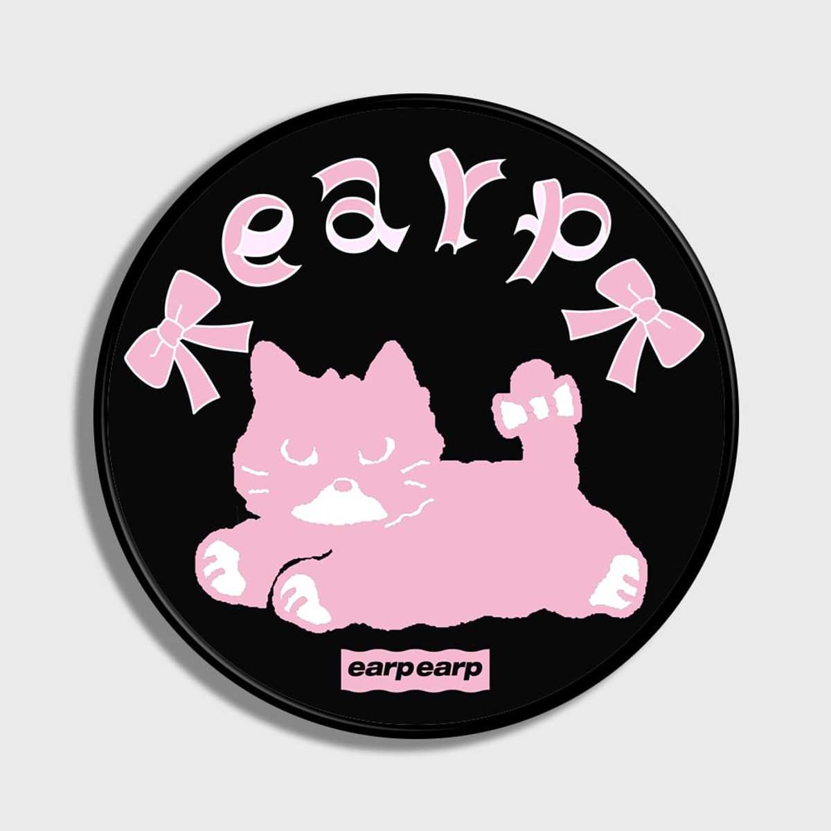 어프어프(EARPEARP) RIBBON PINK MERO-BLACK(스마트톡)
