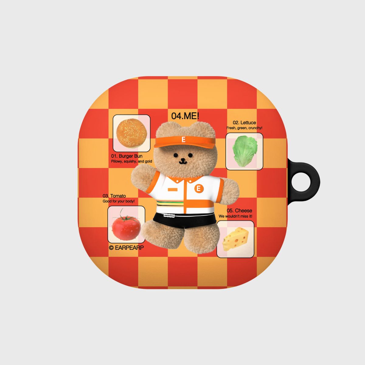 어프어프(EARPEARP) BURGER PLACE STAFF COVY-ORANGE(버즈-하드)