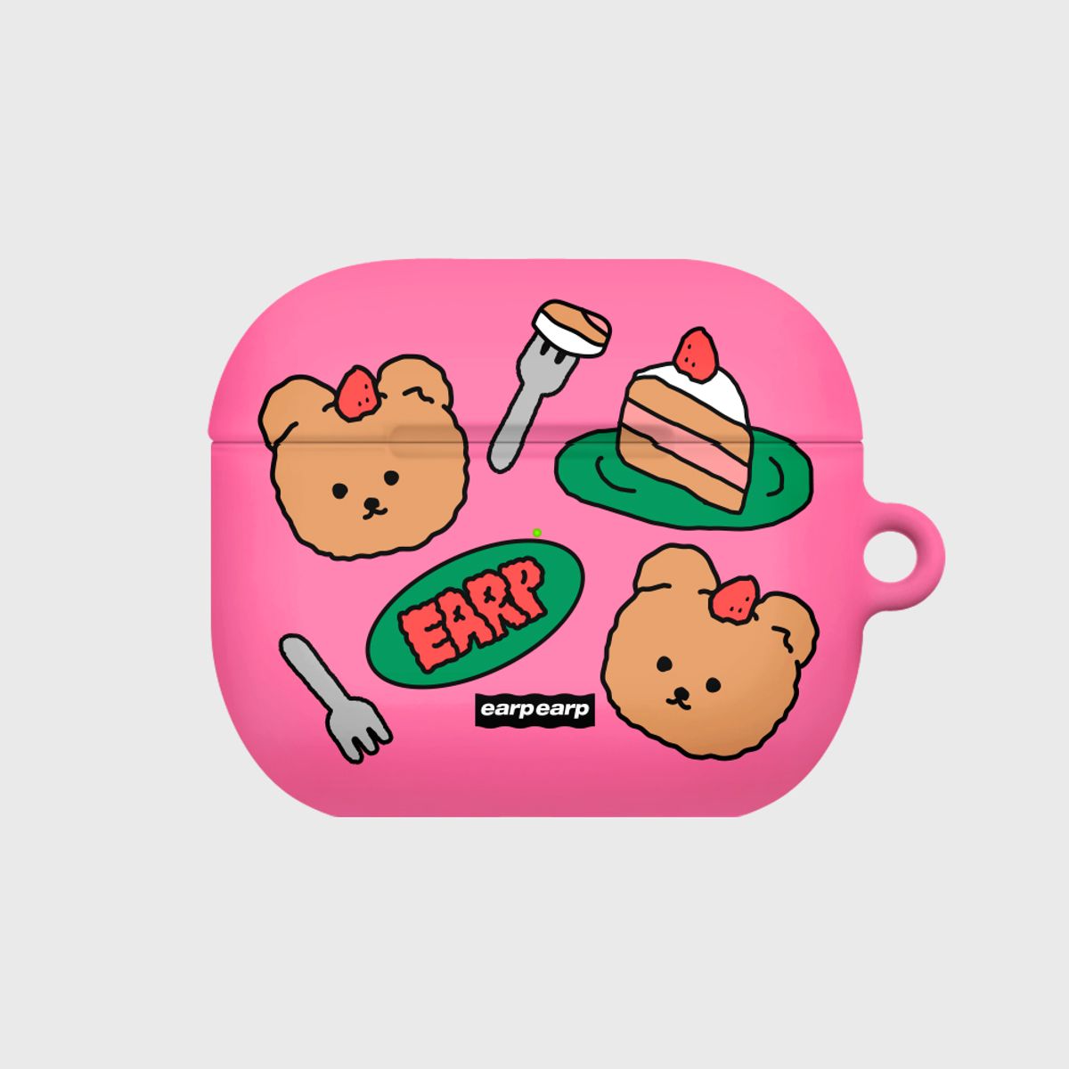 어프어프(EARPEARP) STRAWBERRY CAKE COVY-PINK(에어팟3-하드)