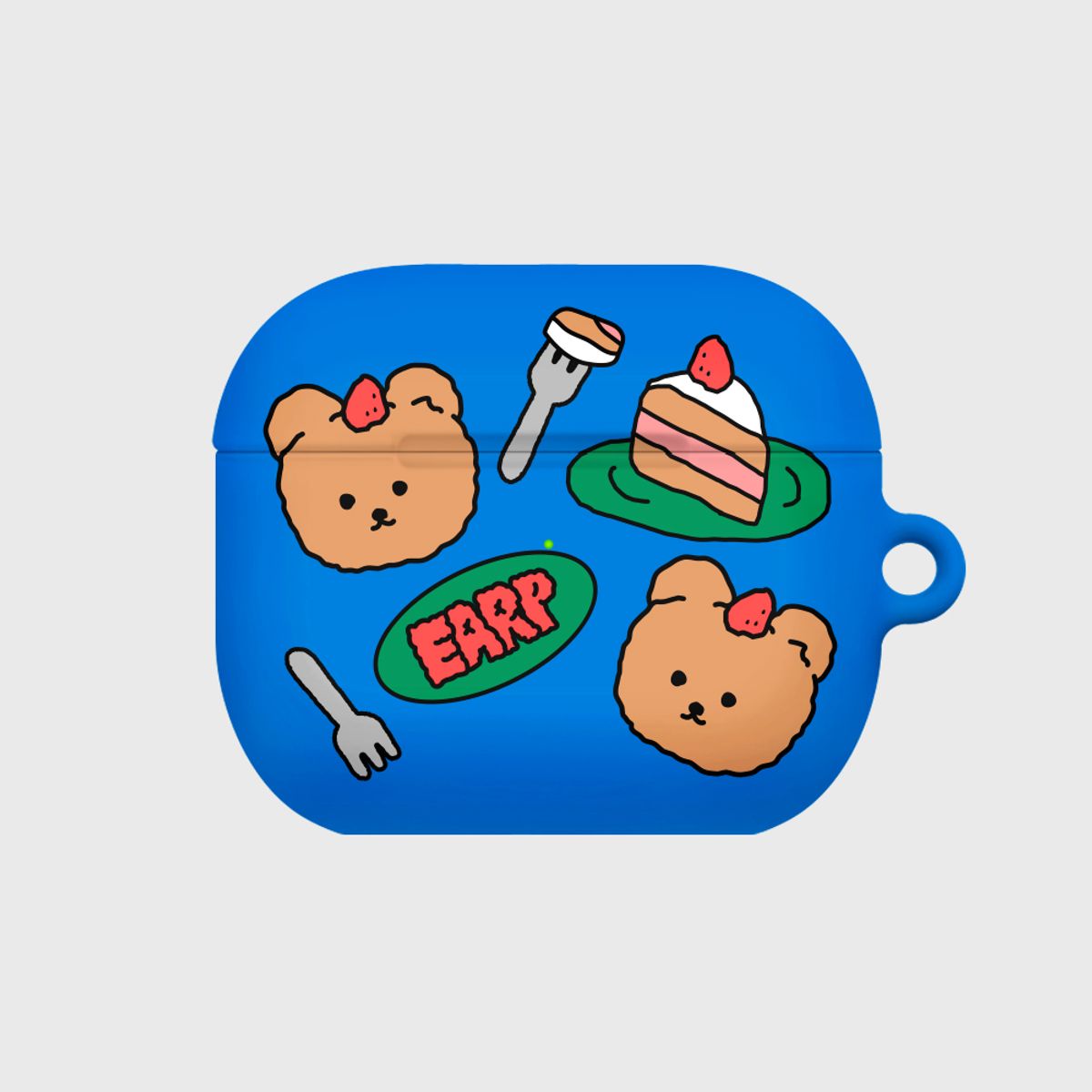 어프어프(EARPEARP) STRAWBERRY CAKE COVY-BLUE(에어팟3-하드)