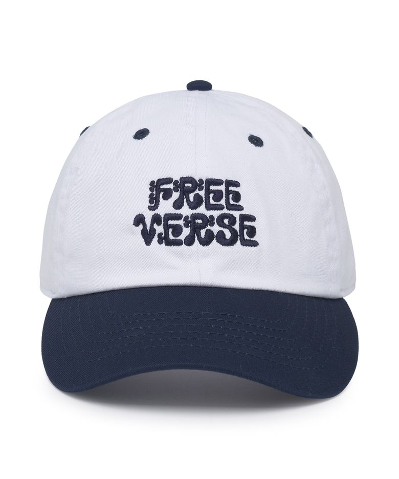 CADEJO) FREEVERSE CAP WHITE&NAVY