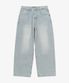 헤이즈 워시드 와이드 데님 팬츠 (DAD BLUE)