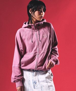 스미스 피그먼트 후드 집업 자켓 클로버 핑크