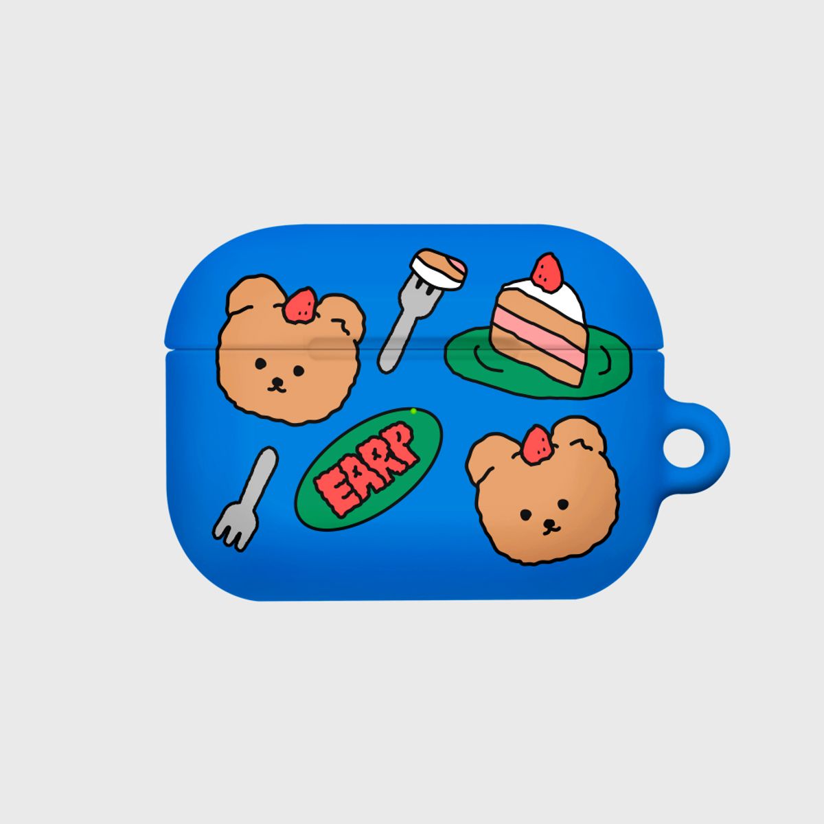 어프어프(EARPEARP) STRAWBERRY CAKE COVY-BLUE(에어팟프로-하드)