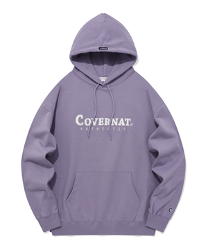 어센틱 로고 후디 라벤더