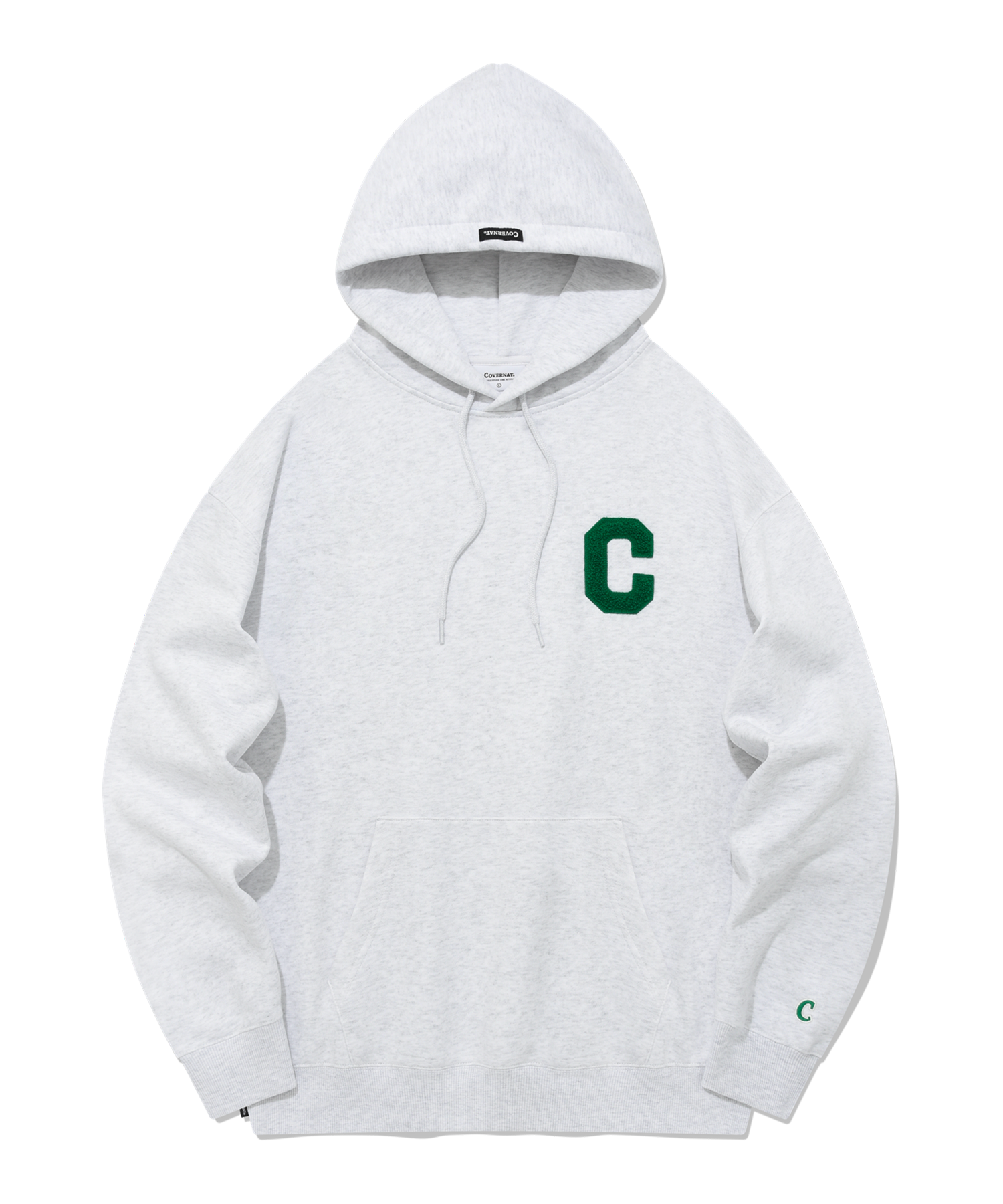 パーカー・フーディ COVERNAT C logo hoodie heather gray MUSINSA | COVERNAT C logo hoodie heather gray