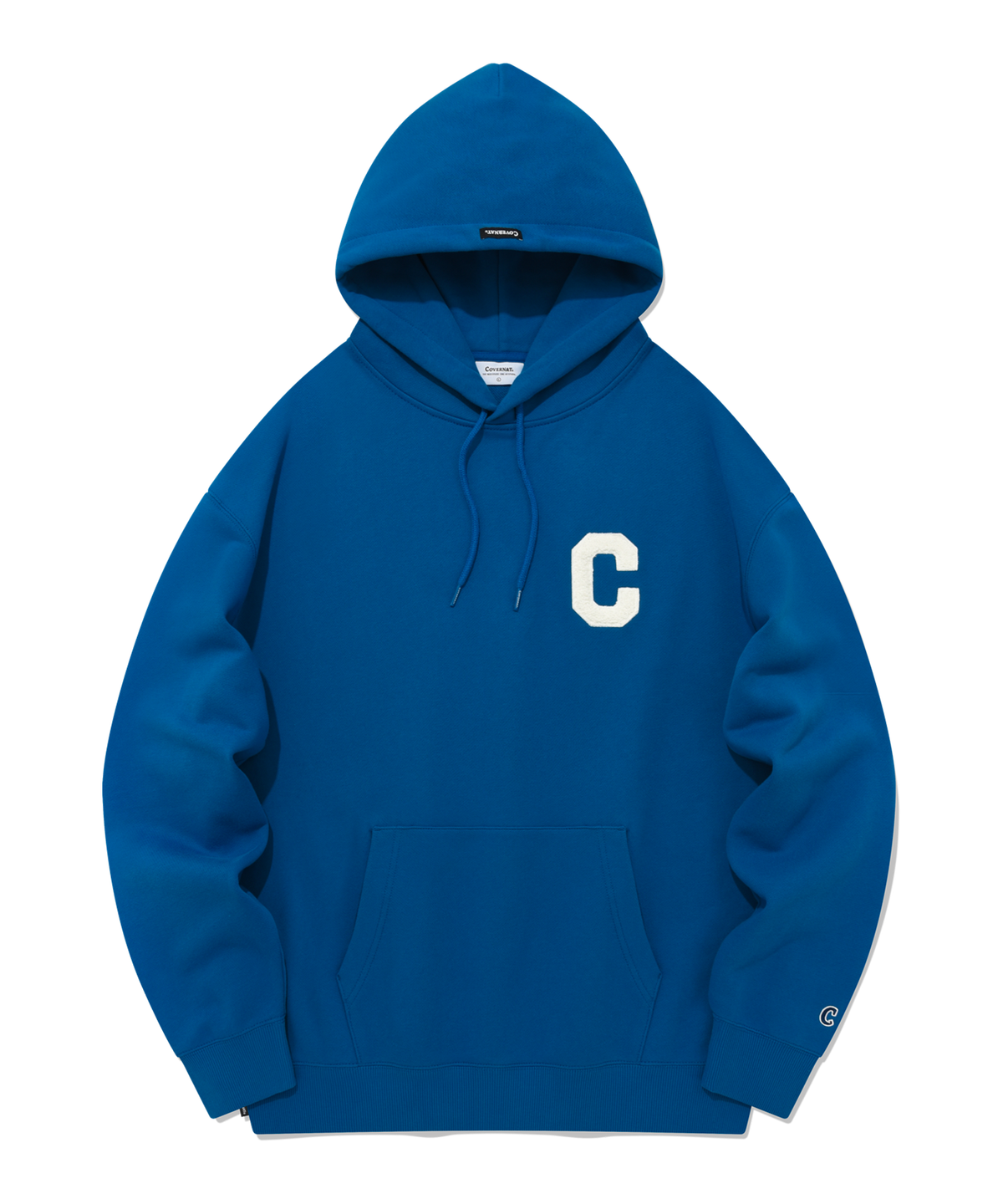 커버낫(COVERNAT) C 로고 후디 블루