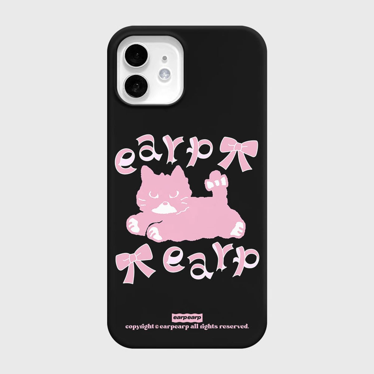 어프어프(EARPEARP) RIBBON PINK MERO-BLACK(하드)