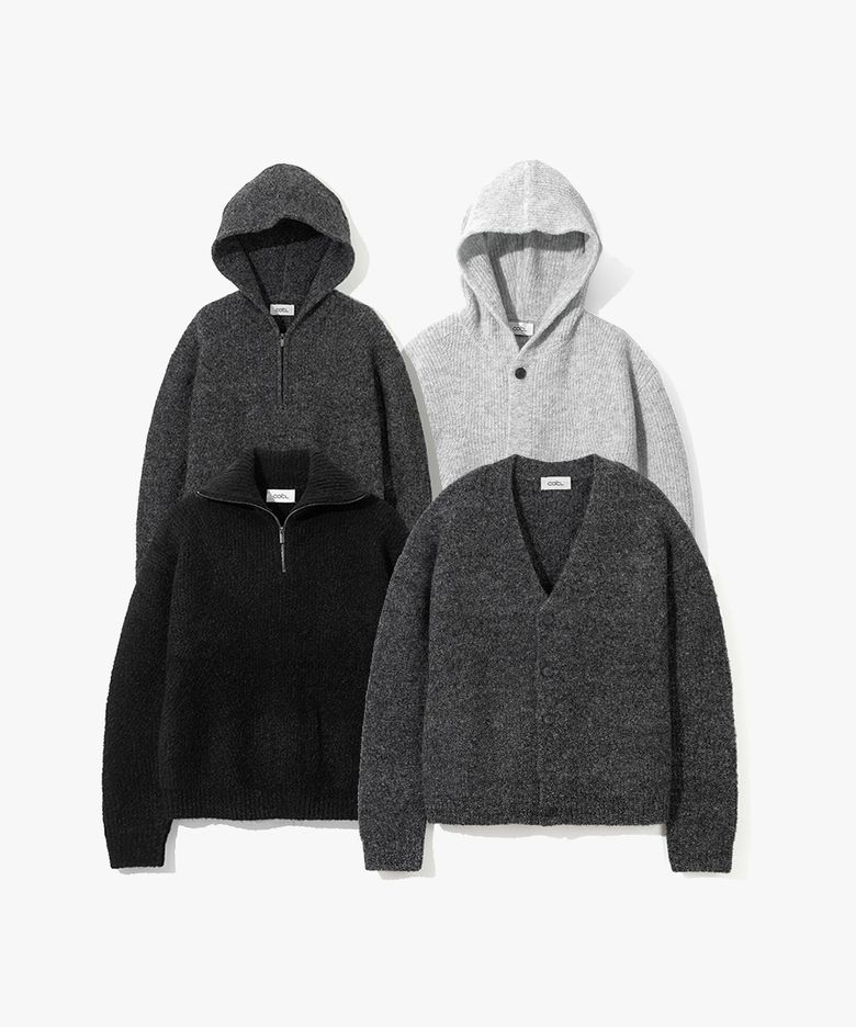 [4 Style] 울 헤비 부클 니트 12 COLOR COOSCD019KT048KT049JK027