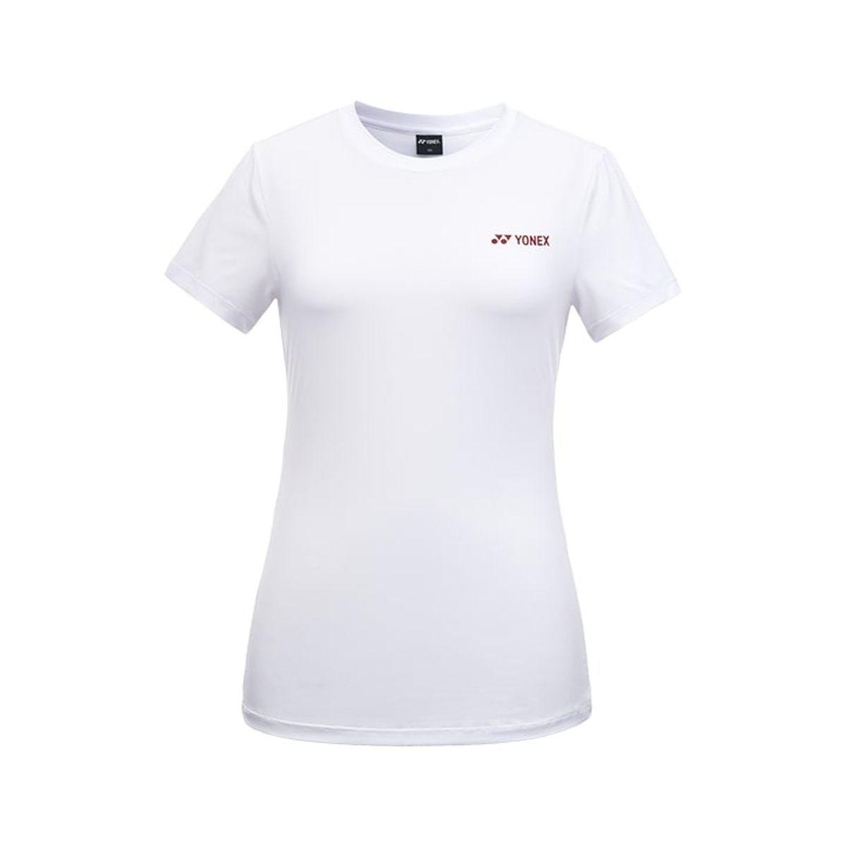 요넥스(YONEX) 239TR014F 화이트 여성용 컬러 슬로건 포인트 반팔 티셔츠