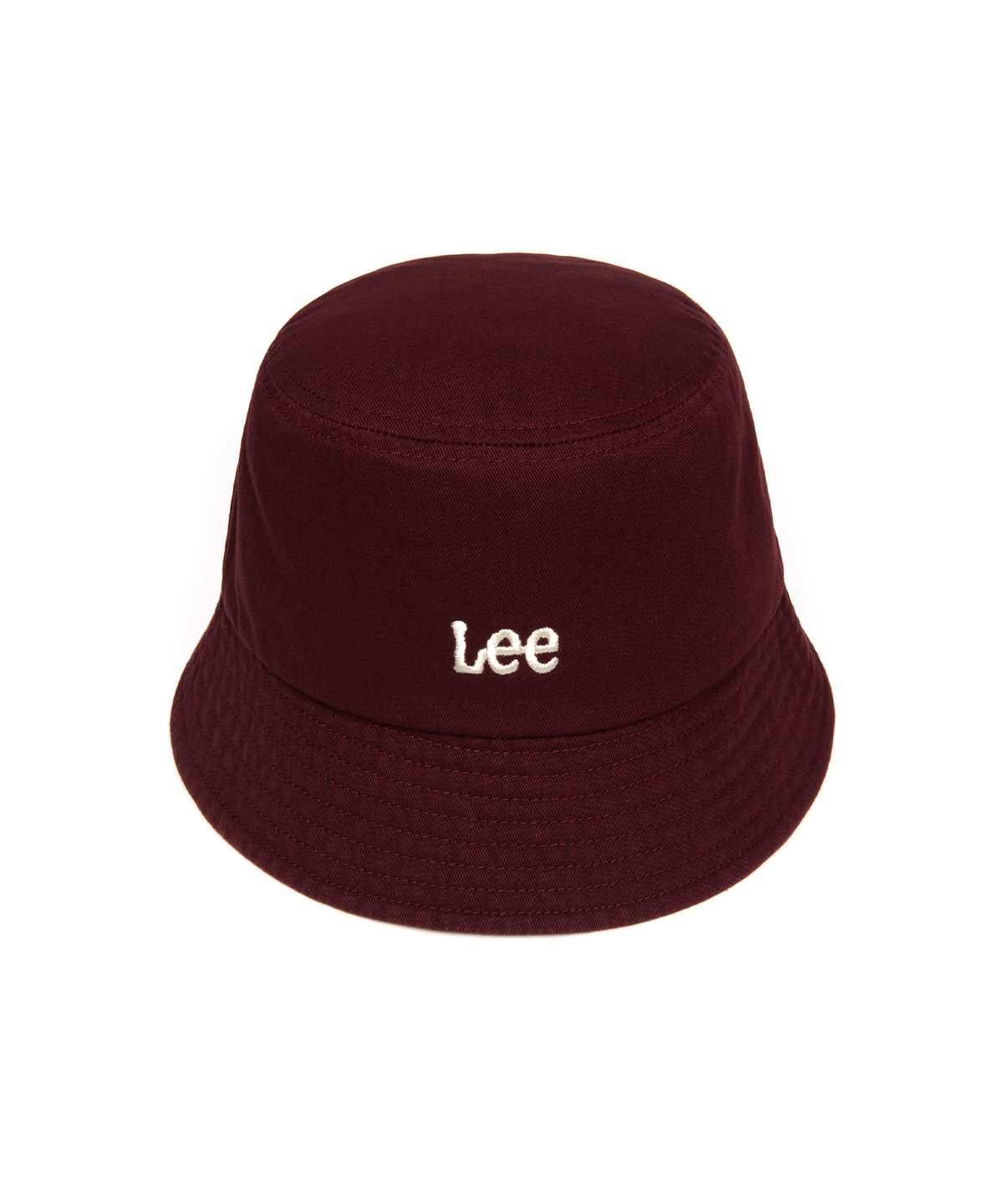 리(LEE) 트위치로고 버킷햇 버건디