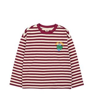 부엉이 롱슬리브 티셔츠_퍼플