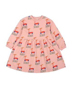 스쿠터 스웻 드레스_핑크