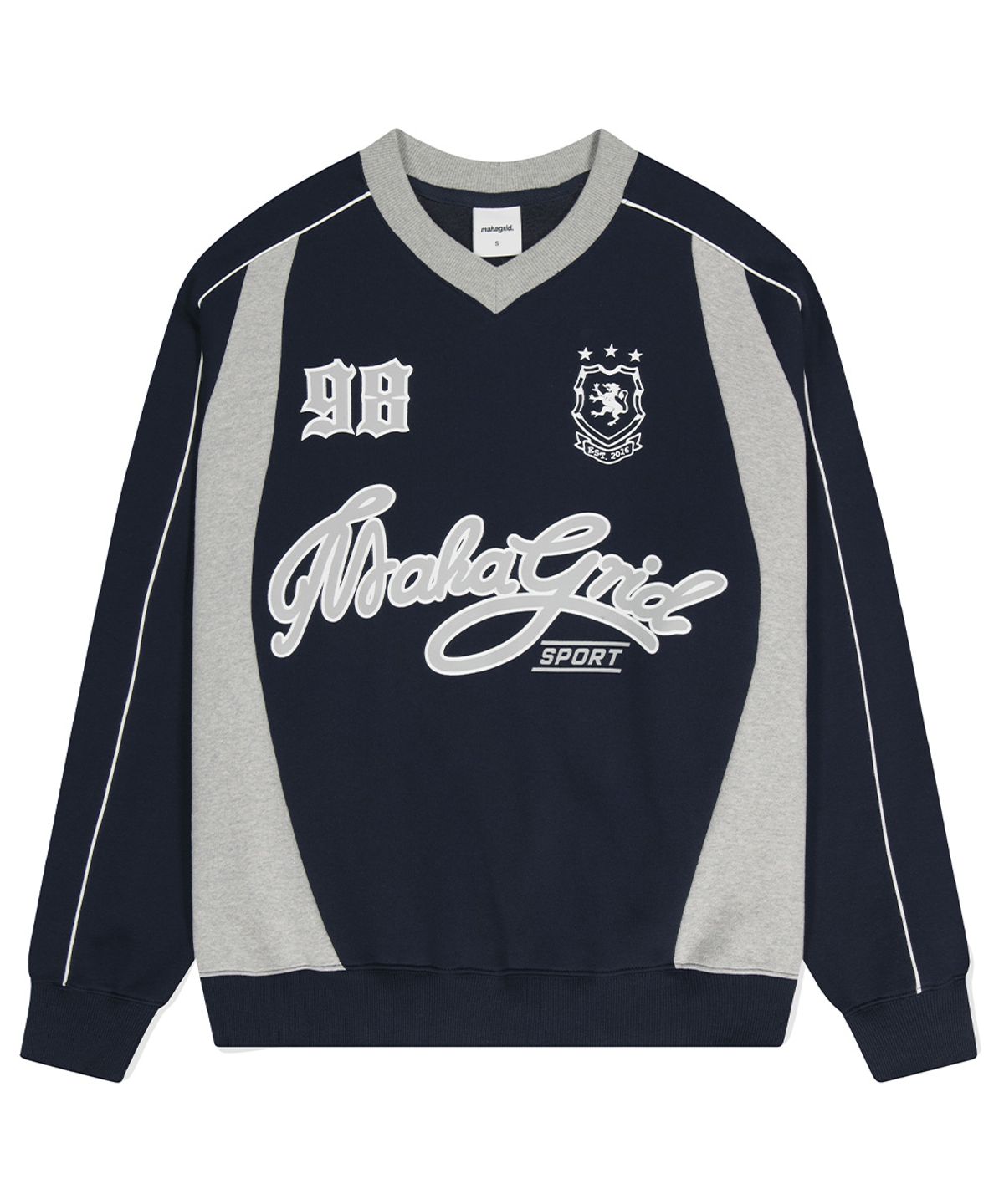 마하그리드(MAHAGRID) TRACK SWEATSHIRT NAVY(MG2DFMM449A)