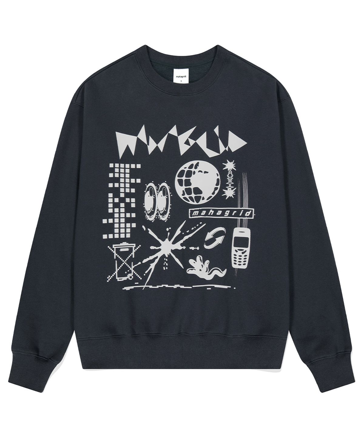 마하그리드(MAHAGRID) NETWORK SPARK SWEATSHIRT NAVY(MG2DFMM445A)