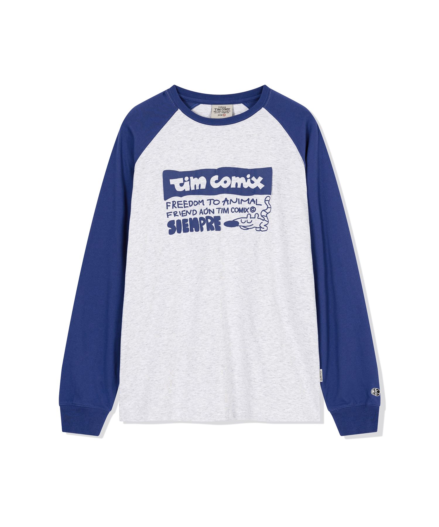 ★TIMCOMIX★ Siempre Animal Raglan Long Sleeve Green MUSINSA | TIMCOMIX Siempre Animal Raglan Long Sleeve_Green