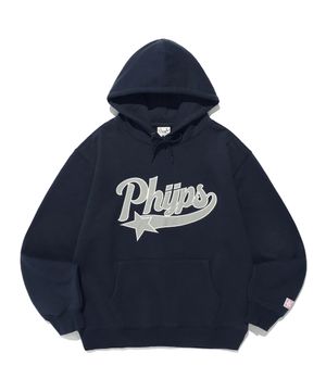 아플리케 스타테일 후드_네이비