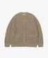 오버핏 라운드넥 니트 가디건 (BEIGE)