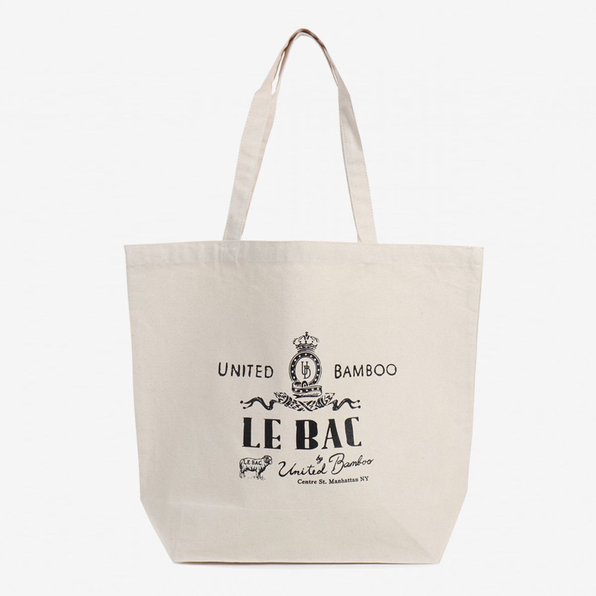 유나이티드뱀부(UNITED BAMBOO) 와이드 쇼퍼백 베이지 ULB043