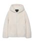 리얼 양털 후디드 자켓 [아이보리]