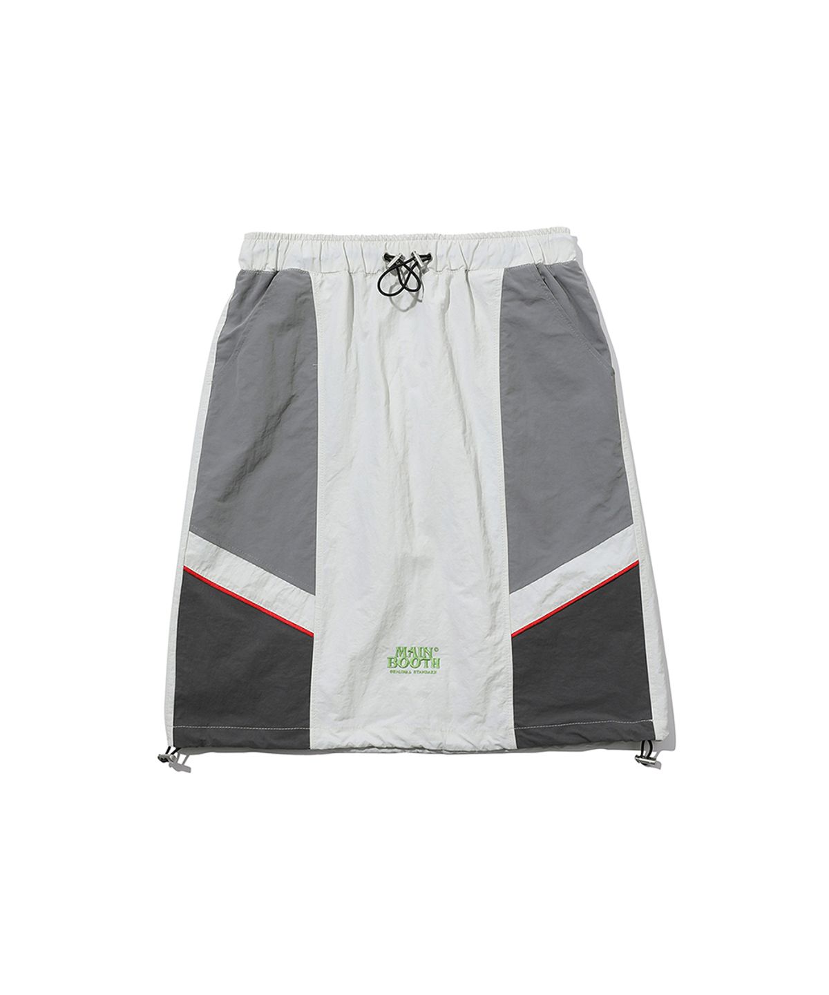 메인부스(MAINBOOTH) Run-up Nylon Skirt(LIGHT GRAY)