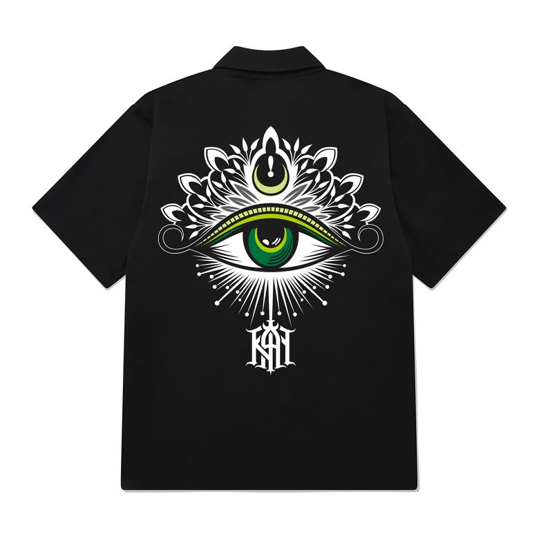 KYSB0120 호루스눈 반팔셔츠 블랙