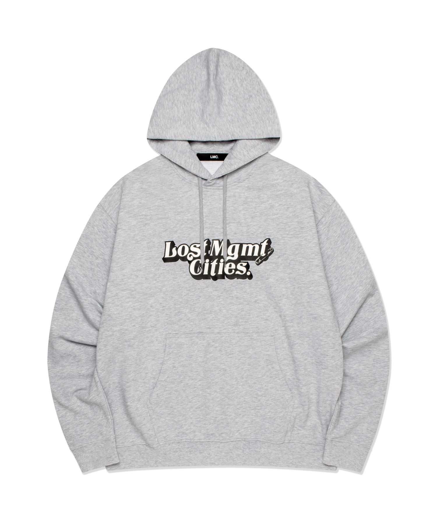 [ LMC]★ SKOOL PIN HOODIE MUSINSA | LMC SKOOL PIN HOODIE heather gray