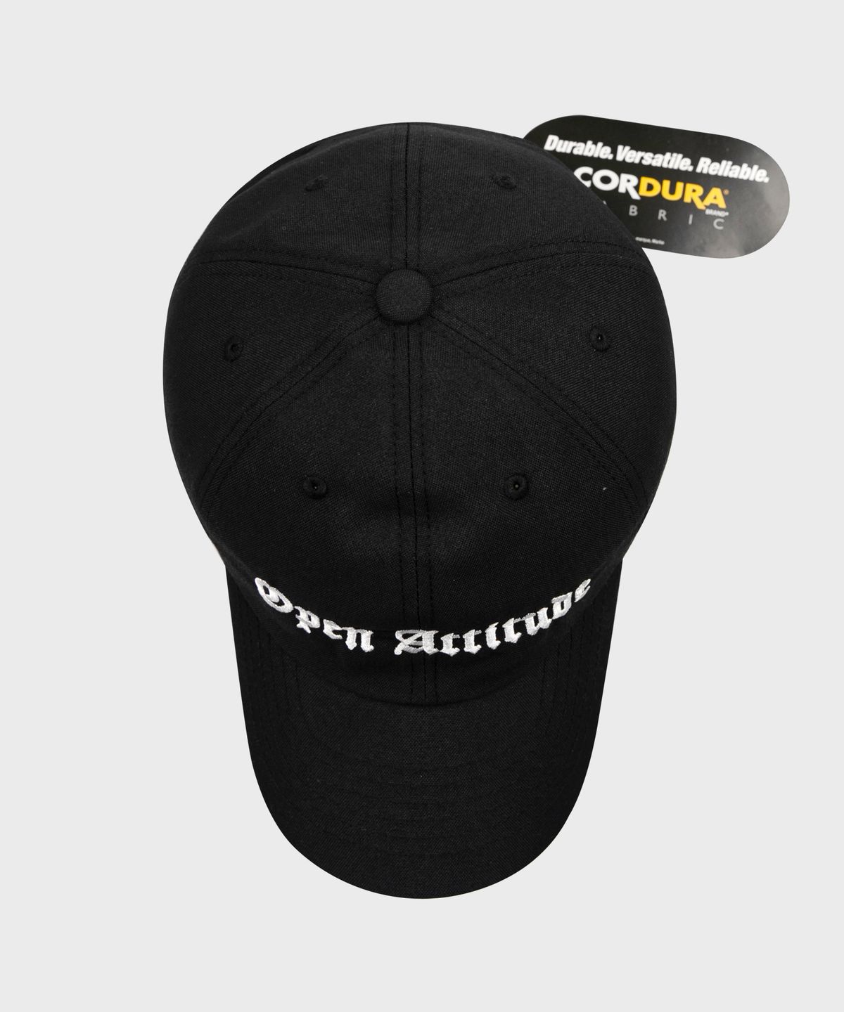 오픈 에티튜드(OPEN ATTITUDE) CHROME LOGO CORDURA CAP-BLACK