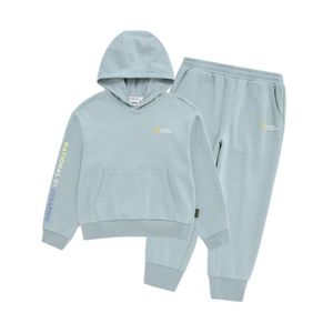 K223GPB810 여아 오버핏 후드/팬츠 셋업 ASH MINT