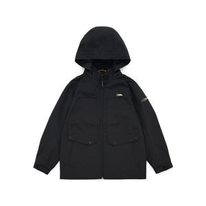 K223UJP930 타슬란 배색 바람막이 점퍼 CARBON BLACK