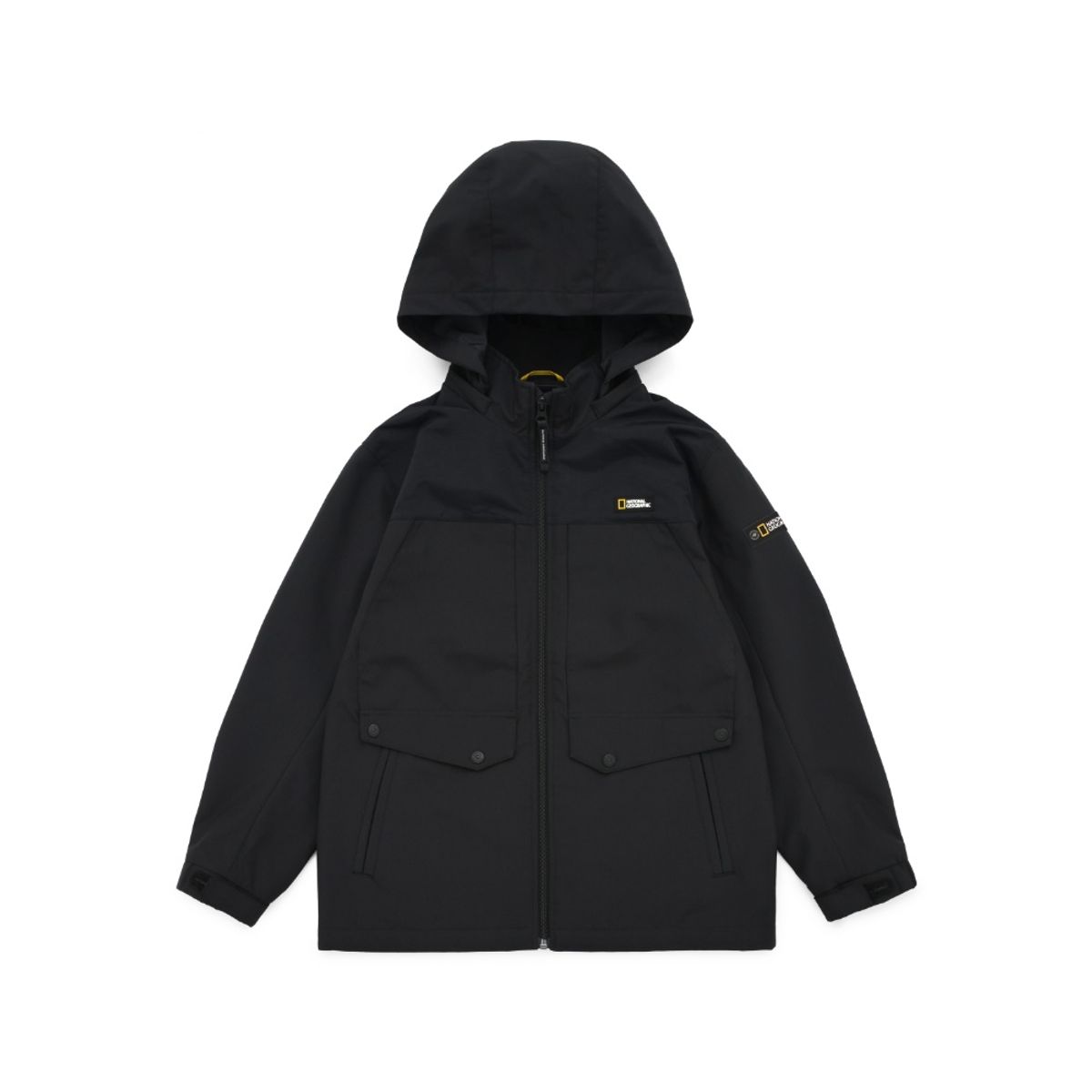 내셔널지오그래픽 키즈(NATIONAL GEOGRAPHIC KIDS) K223UJP930 타슬란 배색 바람막이 점퍼 CARBON BLACK
