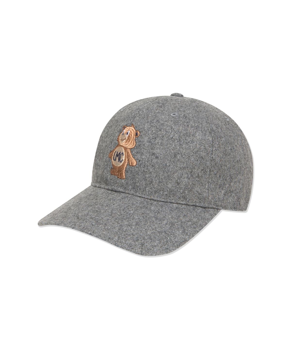엘엠씨(LMC) EMB BEAR WOOL 6PANEL CAP gray