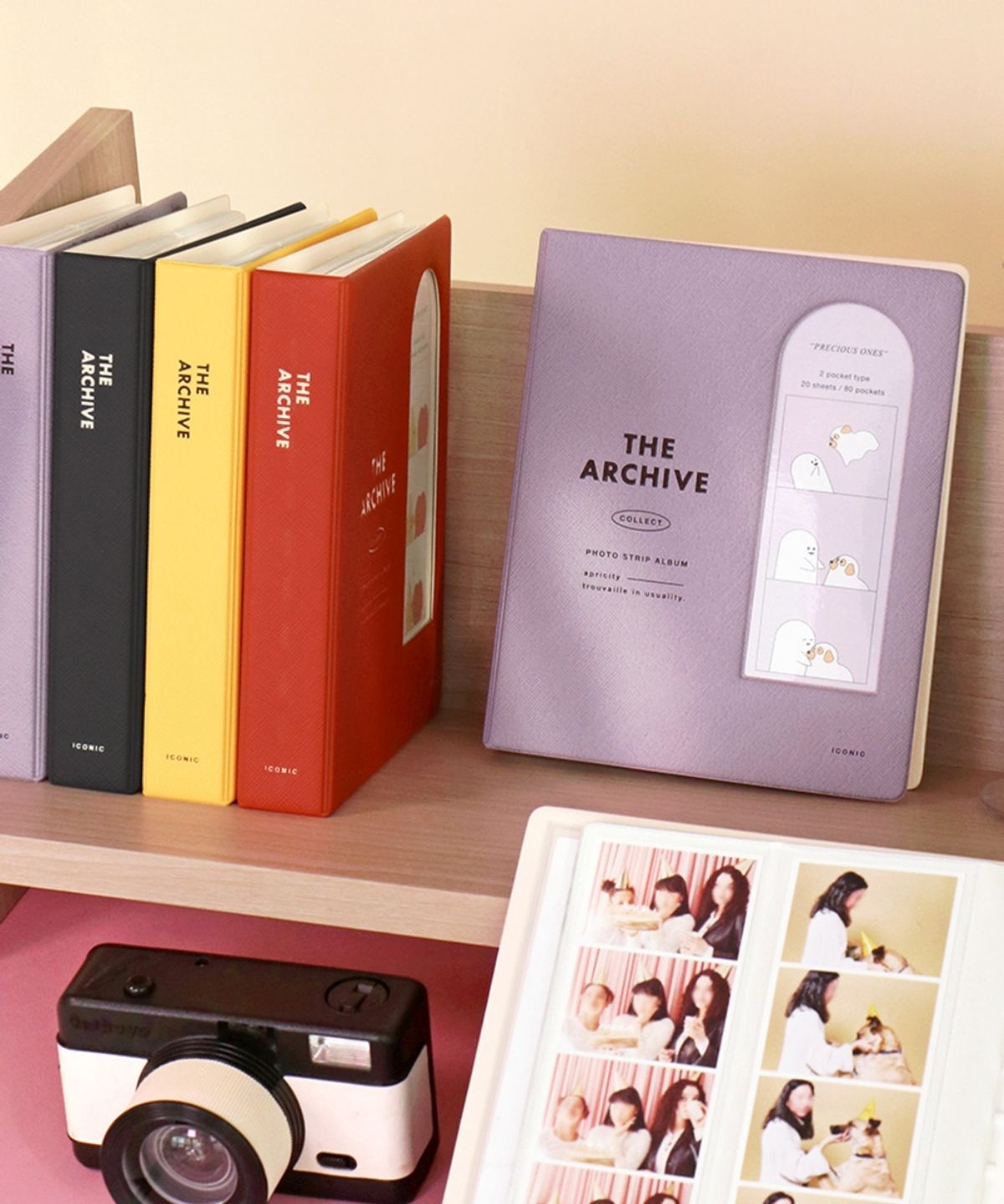 아이코닉(ICONIC) 아카이브 네컷앨범 포켓식 사진첩 4colors