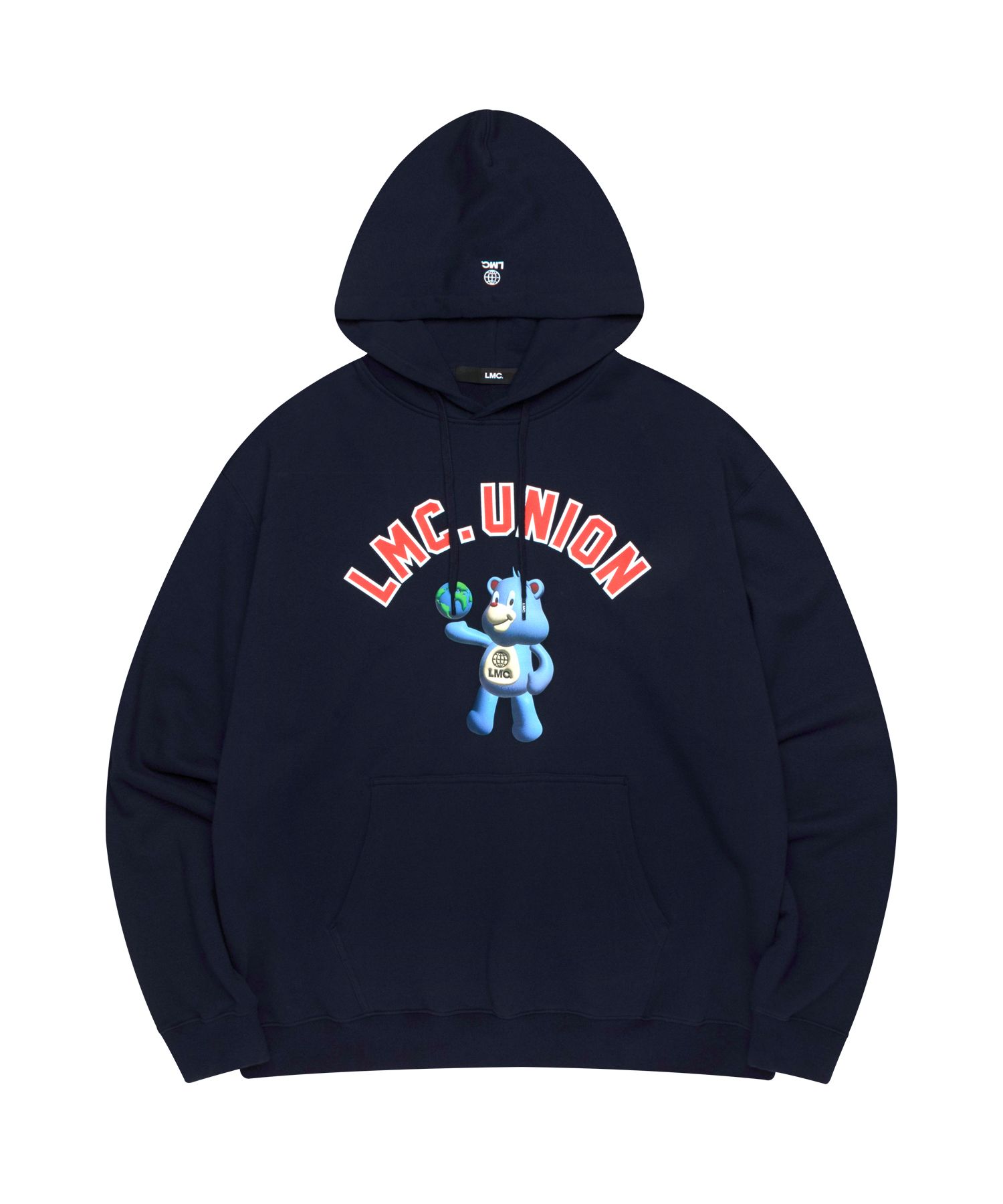 さらに100円引き◆LMC◆UNION BEAR HOODIE MUSINSA | LMC UNION BEAR HOODIE navy