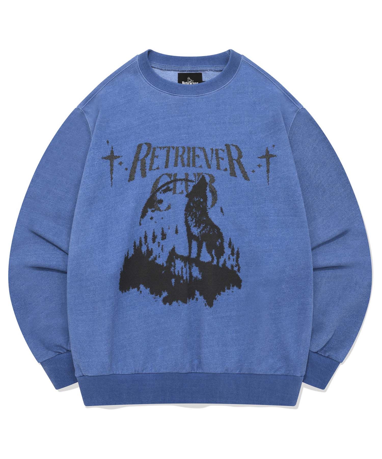 スウェット・トレーナー RETRIEVER CLUB WITH THE MOON CREWNECK MY848 RETRIEVER CLUB WITH THE MOON CREWNECK MY848 (Retriever Club