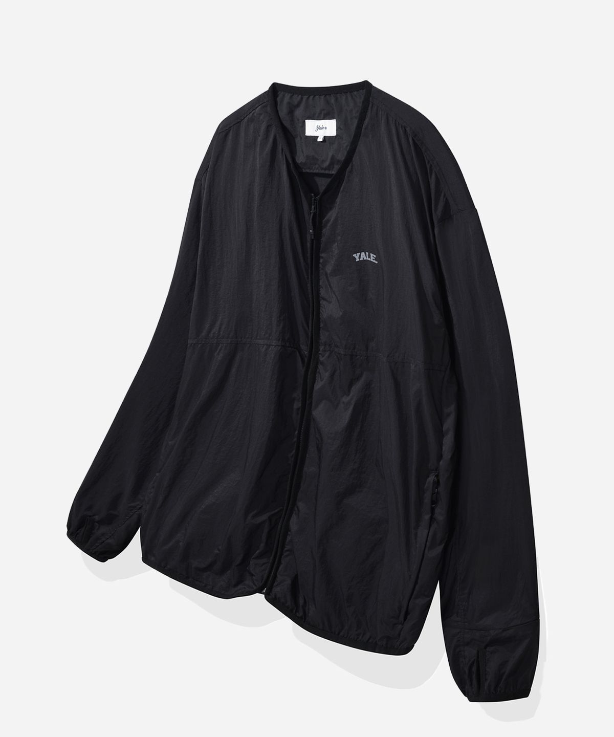 예일(YALE) [ONEMILE WEAR] 컴포트 배커플 노카라 자켓 블랙