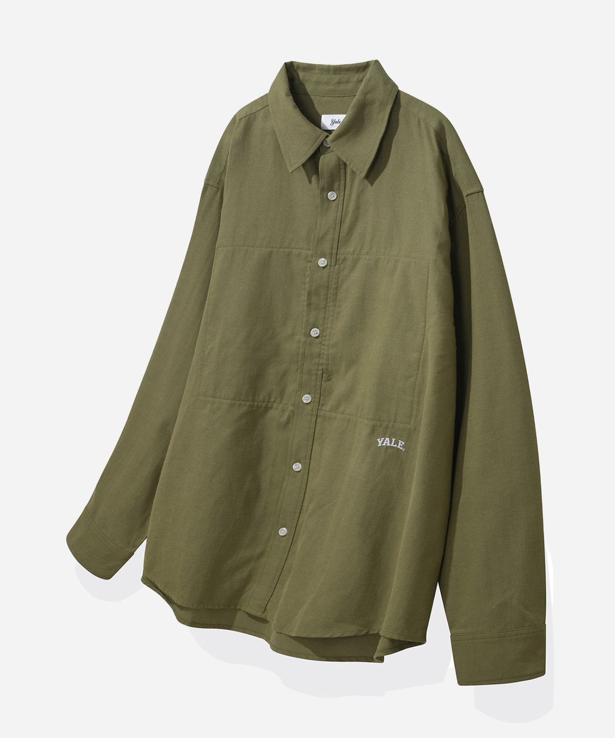 예일(YALE) [ONEMILE WEAR] 포켓 스몰아치 옥스포드 셔츠 카키