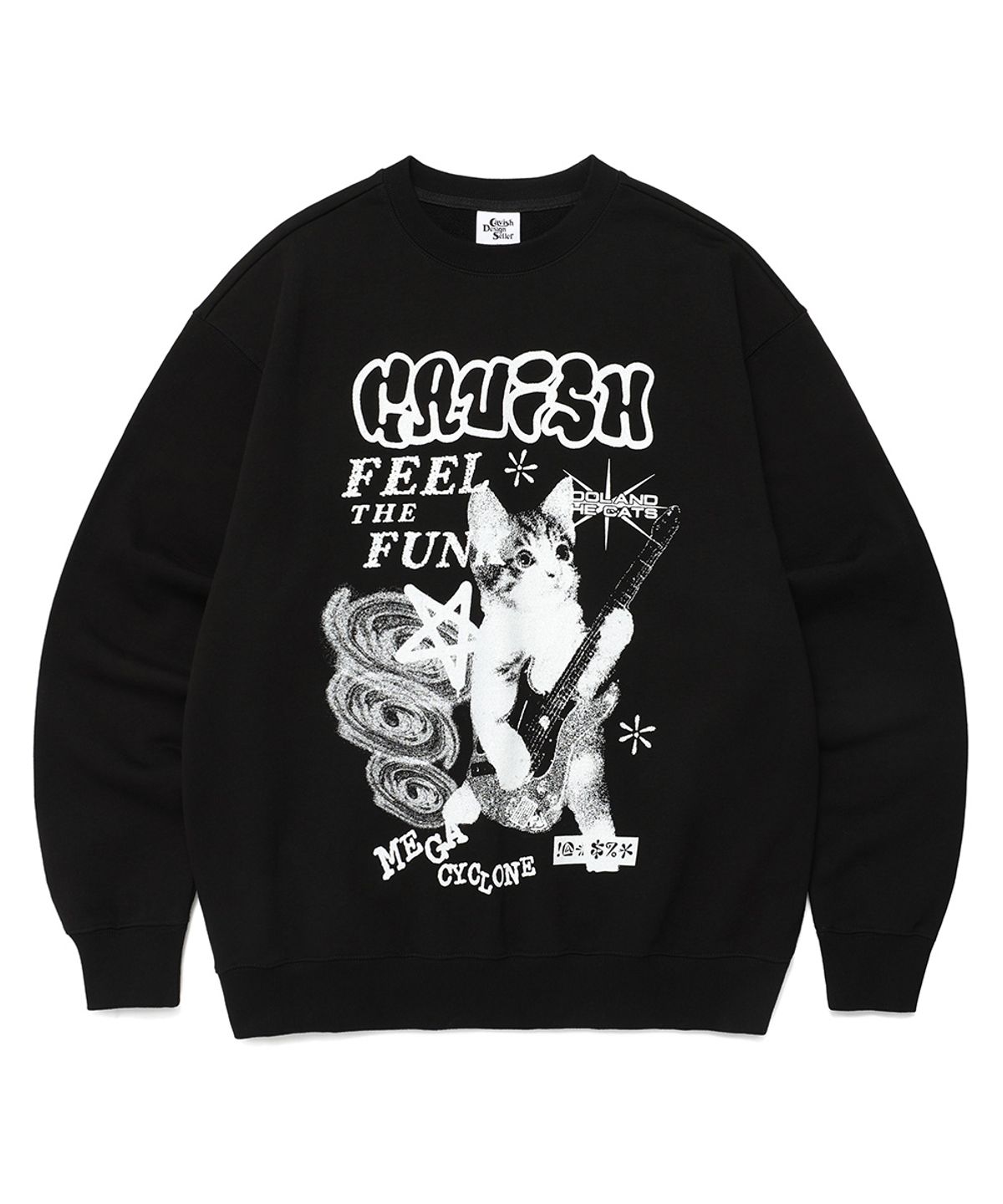 카비시(CAVISH) MEGA CYCLONE SWEATSHIRT BLACK(CV2DFUM442A)