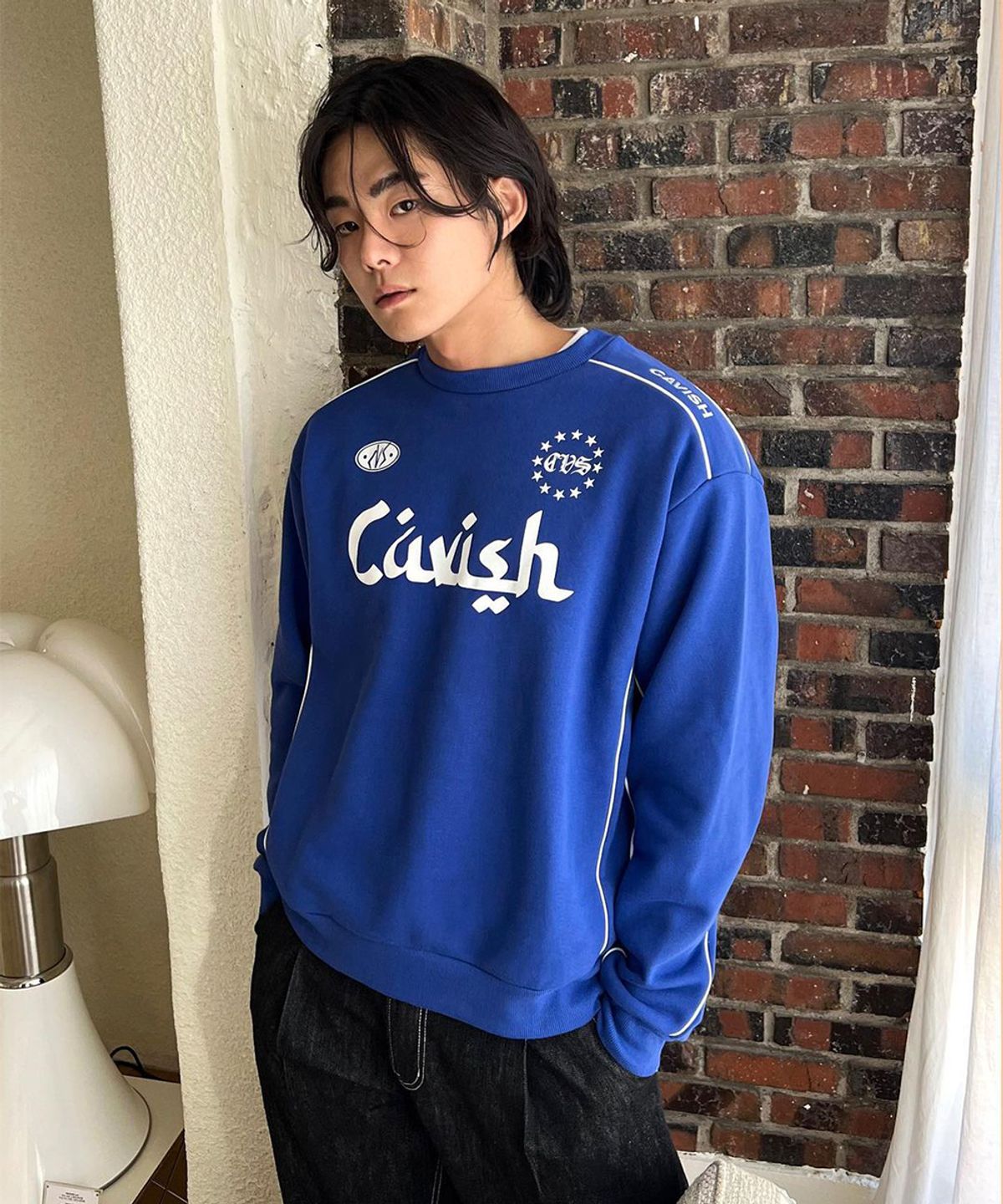 카비시(CAVISH) CLUB TEAM SWEATSHIRT BLUE(CV2DFUM446A)