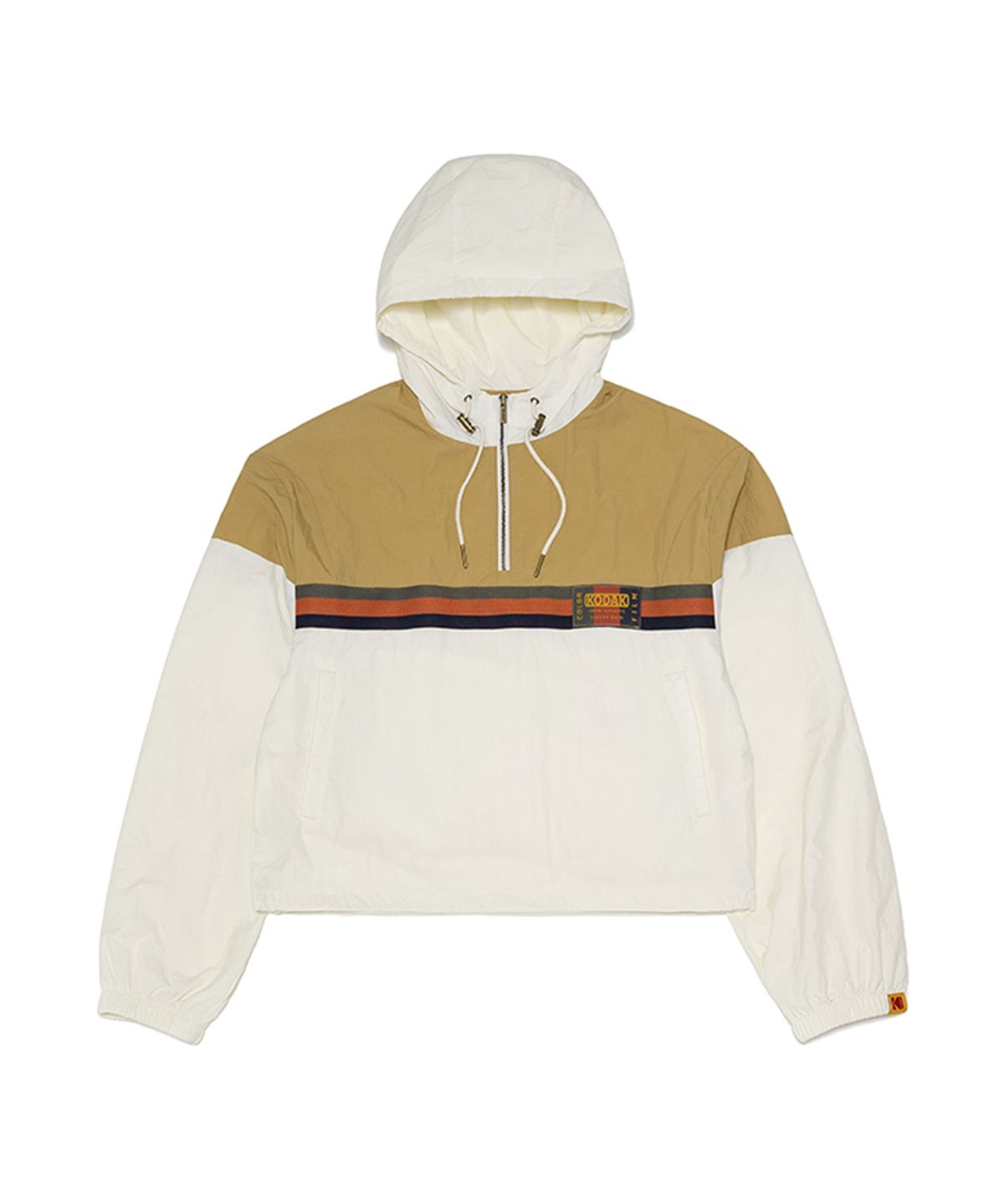 코닥(KODAK) 코다컬러 세미크롭 아노락 우먼 IVORY