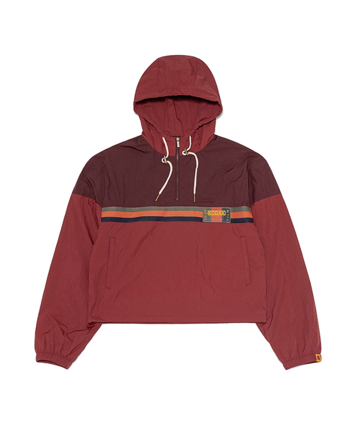 코닥(KODAK) 코다컬러 세미크롭 아노락 우먼 BURGUNDY