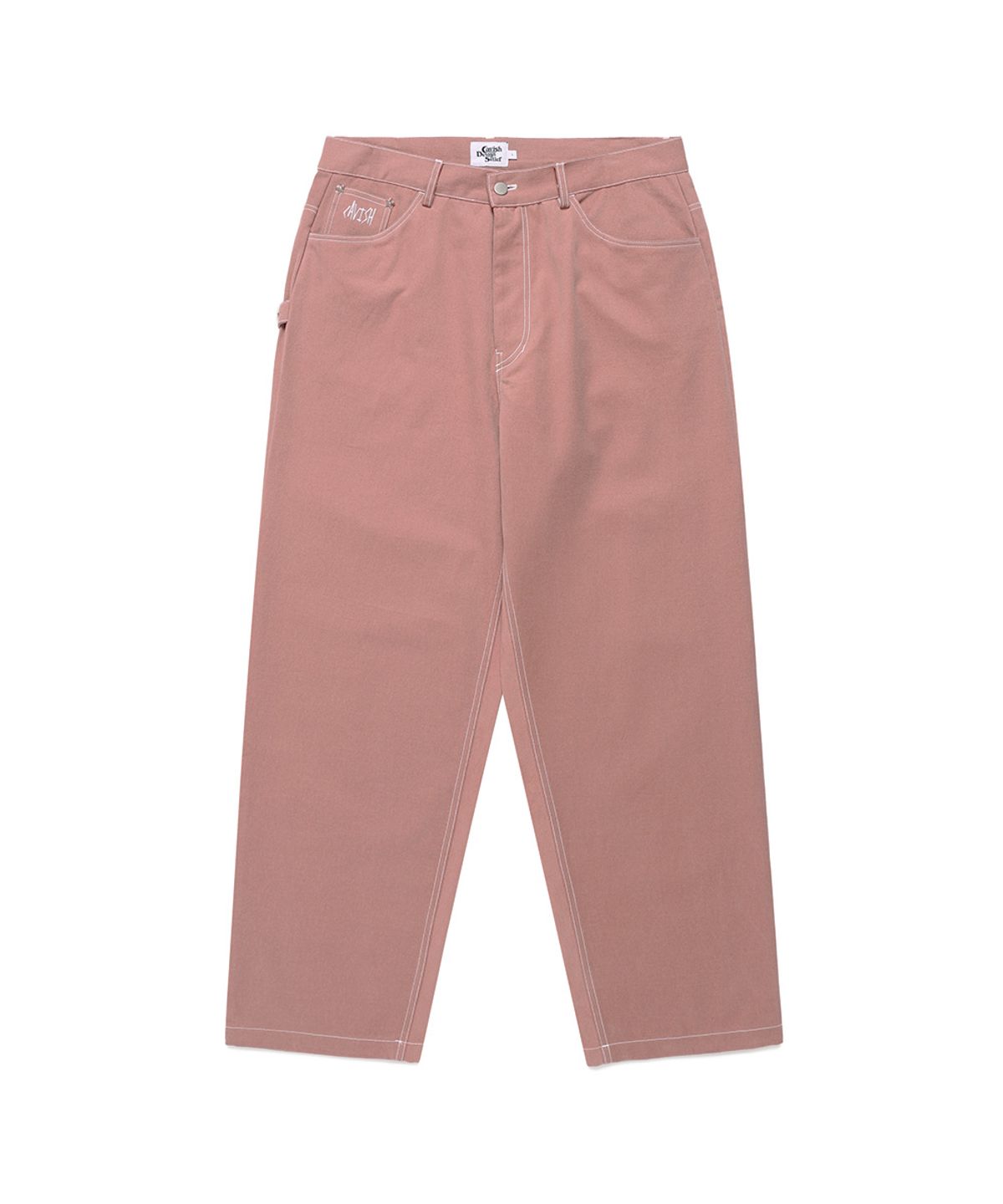 카비시(CAVISH) COTTON STUD PANTS PINK(CV2DFUPA06A)