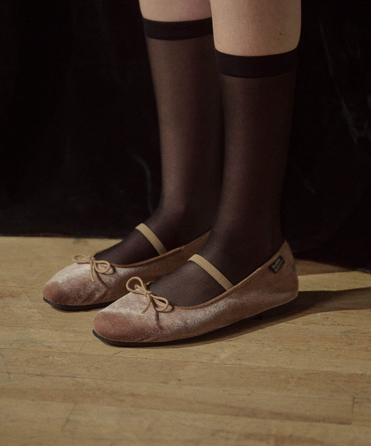 락피쉬웨더웨어(ROCKFISH WEATHERWEAR) BELLA RIBBON FLAT(QUILTED) - ROSE BROWN