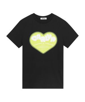 Big Heart Graphic T-shirts 빅 하트 그래픽 티셔츠 T73102010 Black