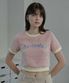 soft candy crop top - pink