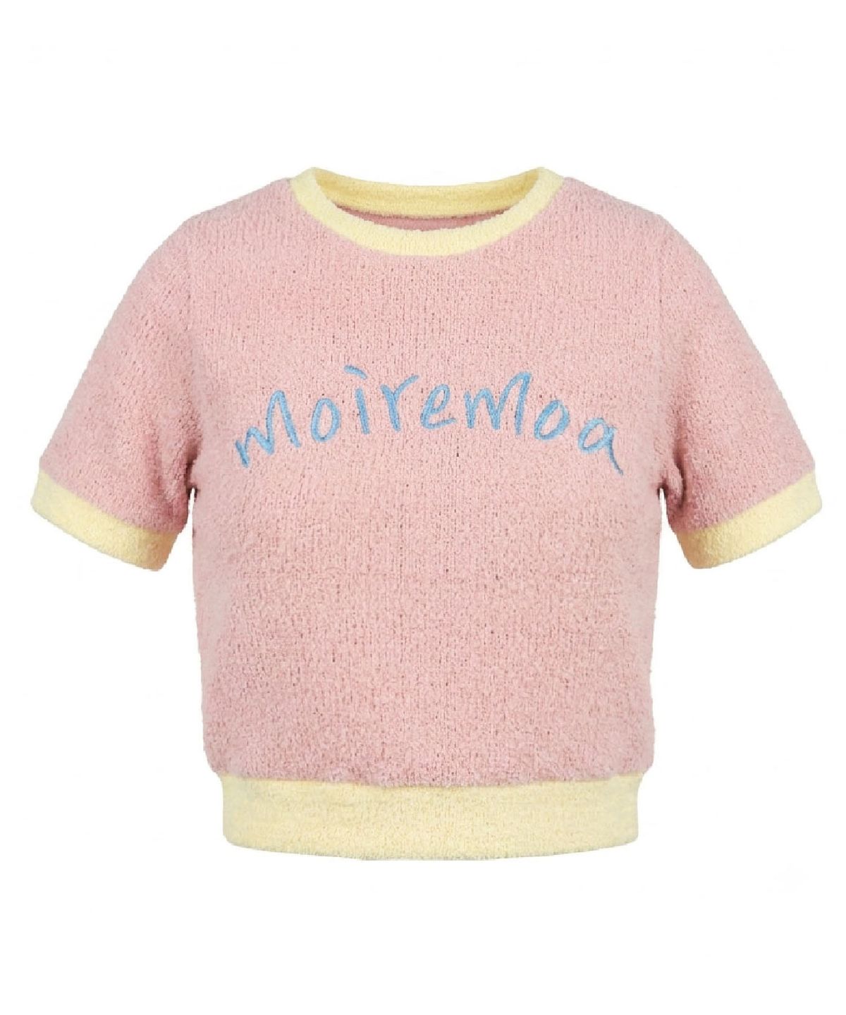 무아르모아(MOIREMOA) soft candy crop top - pink