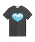 Big Heart Graphic T-shirts 빅 하트 그래픽 티셔츠 T73102010 Washing gray