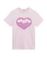 Big Heart Graphic T-shirts 빅 하트 그래픽 티셔츠 T73102010 Light pink